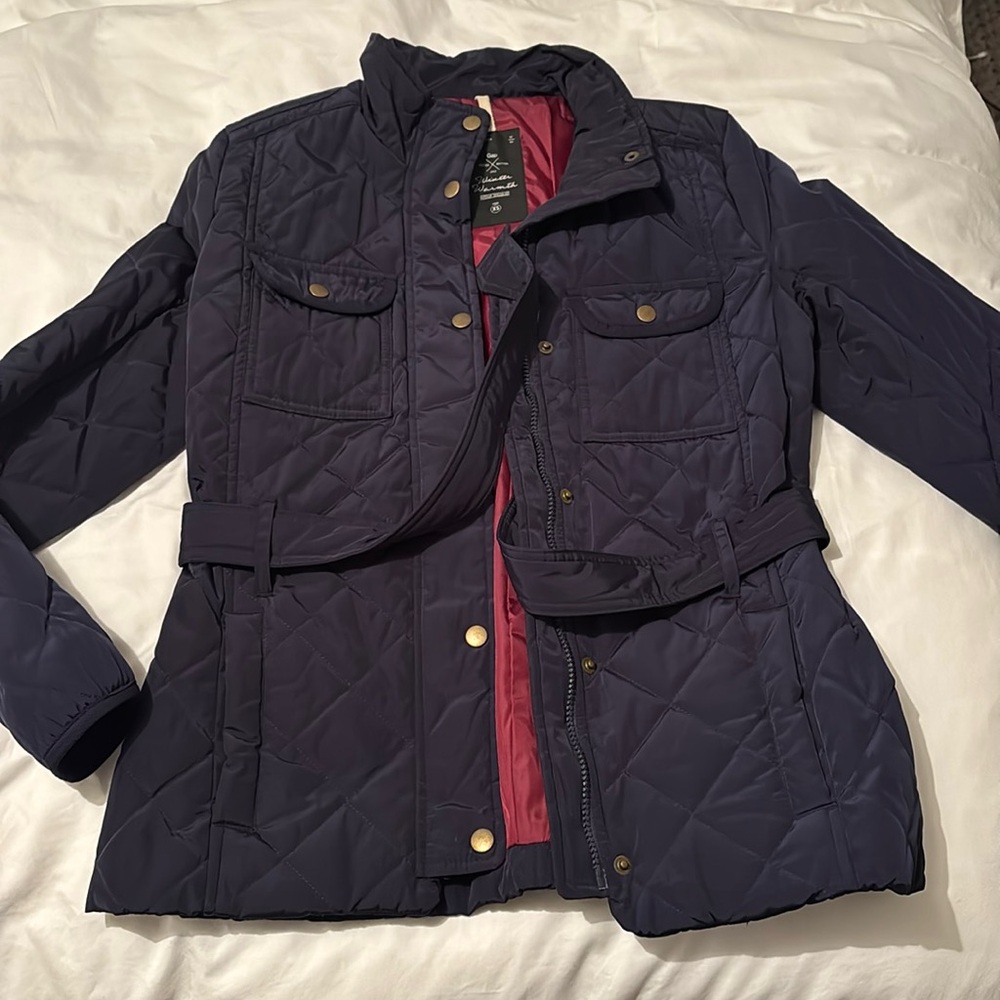 Gap Navy quilted field jacket size XS